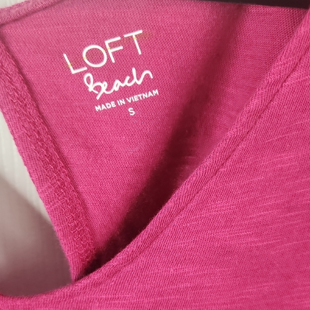 LOFT Berry Long Sleeve Romper - Picture 3 of 5